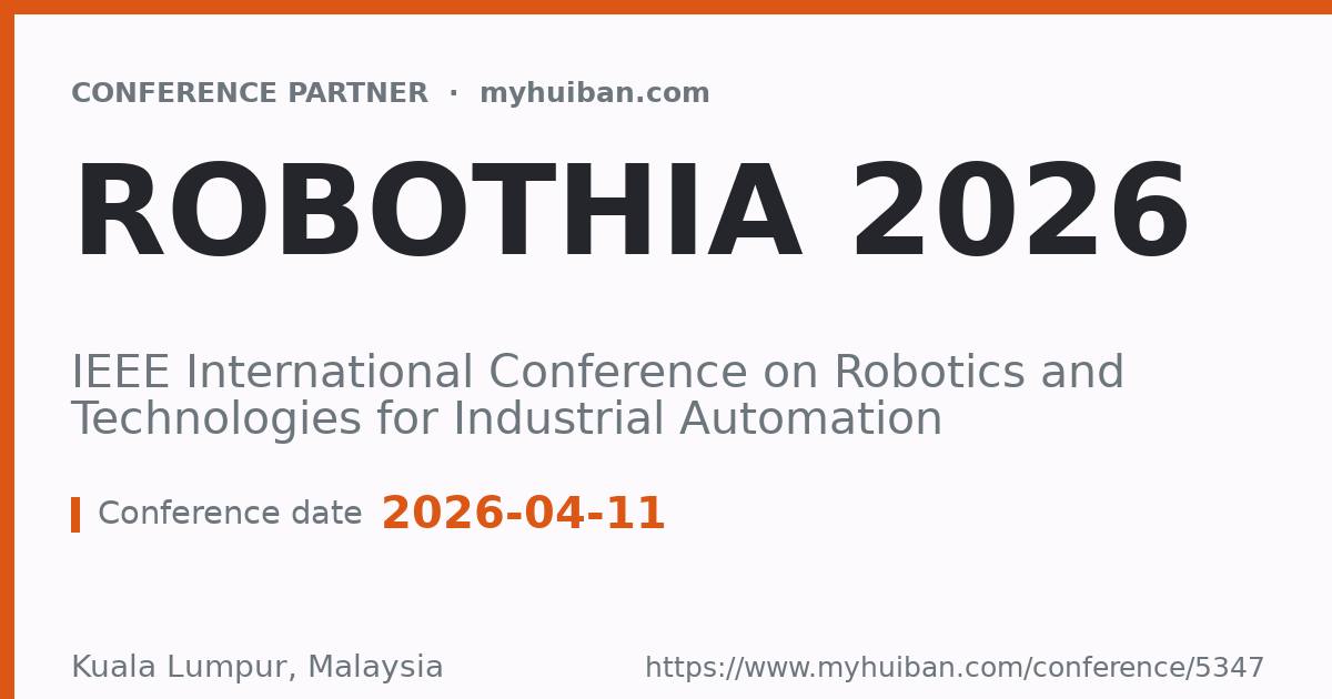 ROBOTHIA 2026: IEEE International Conference on Robotics ...